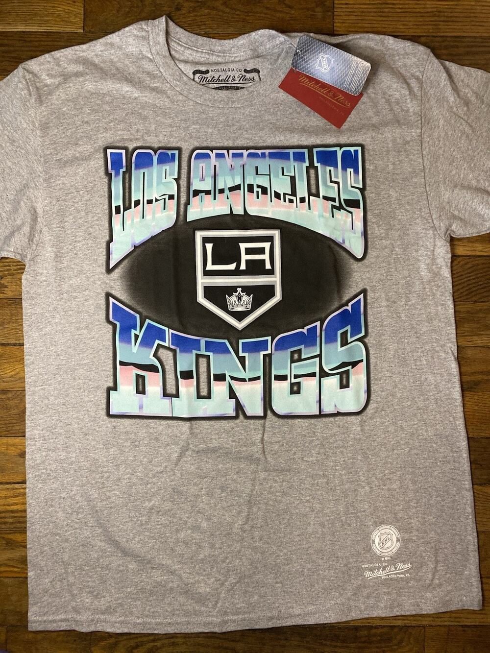 Mitchell & Ness Los Angeles Kings Graphic T Shirt Mens Large NWT NHL